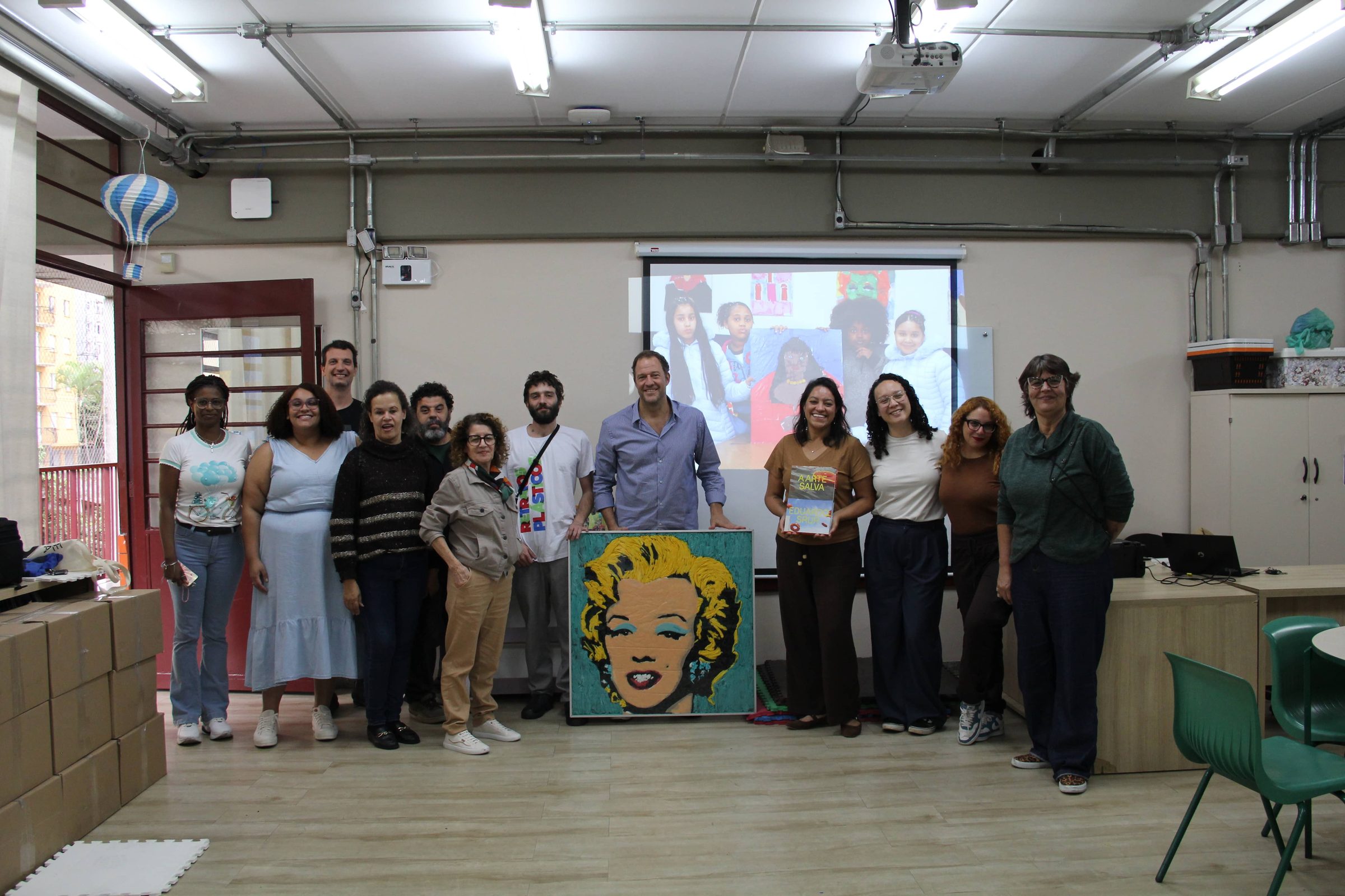 Teachers and project staff